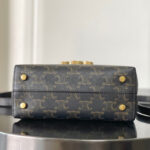 Celine Teen Nino Bag In Triomphe Canvas Coffee